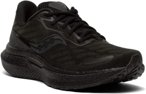 Vista 3 de Saucony Tenis de correr Triumph 19 para mujer, NegroNegroNegro