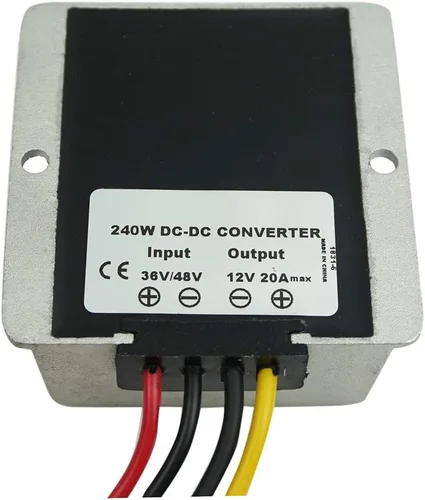 Vista 9 de Regulador convertidor de CC para carrito de golf, 36 V 48 V reductor de voltaje a 12 V, 20 A 240 W, módulo de fuente de alimentación CC/CC