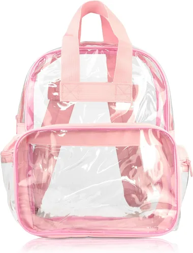 Vista 78 de DALIX Bolsas de mochila transparentes de plástico liso dorado