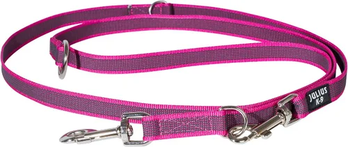 Vista 62 de Julius-K9 218GM-B-DP Correa de color y gris superagarre, ajustable, 0.551 in x 7.2 ft, azul-gris