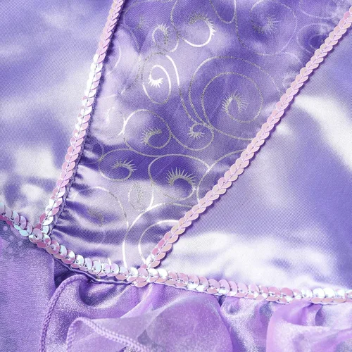 Vista 5 de JerrisApparel Girls Princess Mermaid Costume Cosplay Party Dress