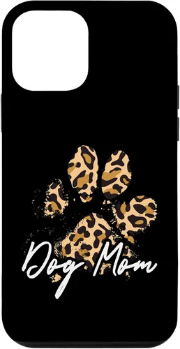 Vista 16 de Dog Mom Gift Leopard Paw Print Fur Mama Case para iPhone 17