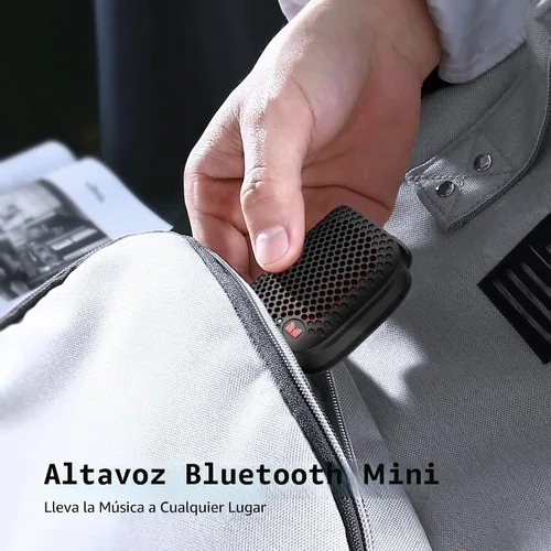 Vista 7 de Monster Blaster Micro Altavoz Bluetooth Portátil, Altavoz Inalámbrico Pequeño Portátil con Clip, con Micrófono Integrado (No Magnético), IPX7