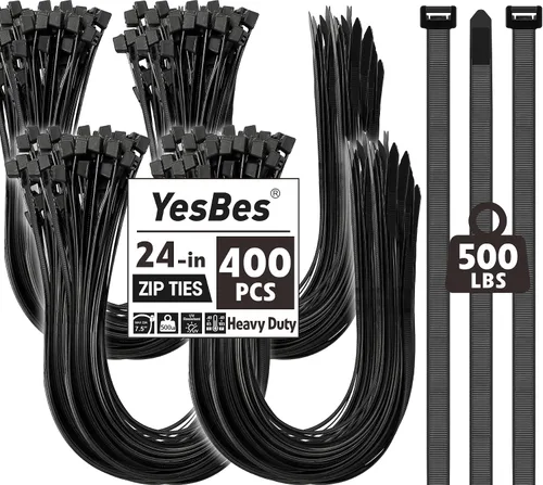 Vista 11 de 5000 bridas de 4 pulgadas, bridas pequeñas con resistencia a la tracción de 18 libras, bridas negras para uso en interiores y exteriores, bridas
