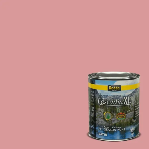 Vista 45 de Rodda Paint CASCADIA ZERO - Pintura satinada e imprimación para interiores en uno, cuarto de galón, albaricoque primavera