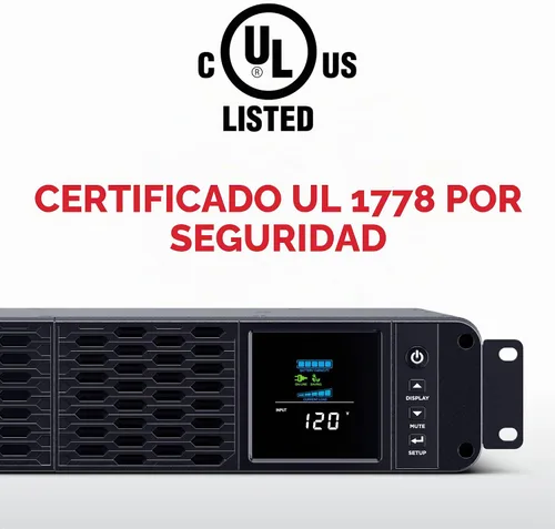 Vista 6 de CyberPower Respaldo de batería CP1500PFCRM2U PFC Sinewave UPS