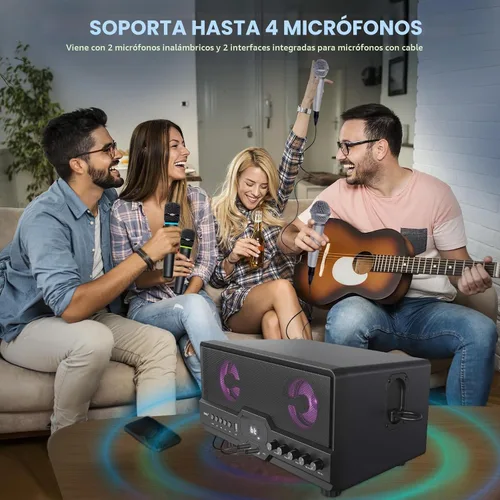 Vista 3 de RHM Máquina de karaoke L268 Conectar a TV a través de HDMI y óptico