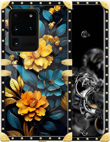 Vista 15 de Funda compatible con Samsung Galaxy S10 4G, TPU suave de lujo y parte trasera de policarbonato duro para niñas y mujeres, funda protectora a prueba