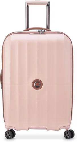 Vista 4 de DELSEY Paris St. Tropez Hardside - Maleta extensible con ruedas giratorias, Rosado, St. Tropez Hardside - Maleta extensible con ruedas giratorias