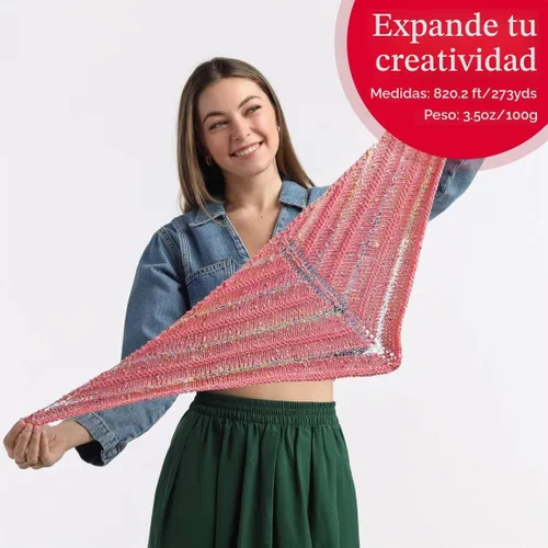 Vista 4 de Premier Yarns Bamboo Fair, marfil, peso ligero, 3.5 onzas, 273 yardas