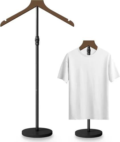 Vista 10 de Maniquí de torso, soporte de exhibición de camisa ajustable en altura de 30 a 41 pulgadas para tiendas de vendedores, fiesta de graduación, montaje
