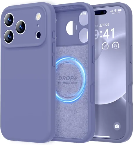 Vista 406 de LOVE 3000 Diseñada para Funda iPhone Air, Silicona Premium [Compatible con Magsafe][Forro de Microfibra Suave Anti-Rayones] Funda Protectora