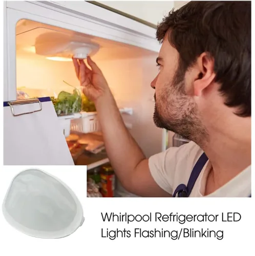 Vista 4 de Refrigerador llevó la luz del congelador W11251749 W11520324 W11549780 W11449273 W11468934 W11602886 para el refrigerador de Whirlpool llevó la luz
