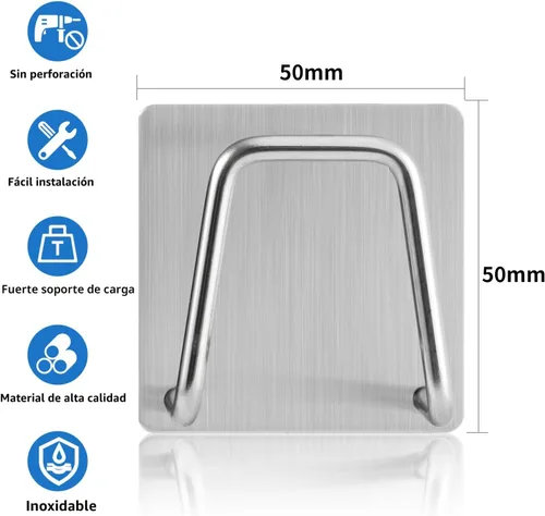 Vista 2 de Luckyiren Paquete de 2 soportes de esponja de acero inoxidable para fregadero de cocina, organizador de esponja cepillado a prueba de óxido SUS304