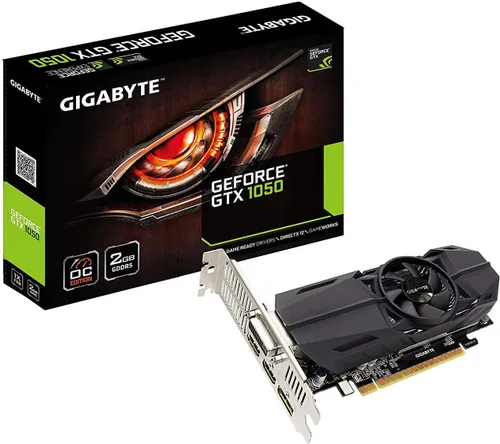 Vista 8 de Tarjeta gráfica Gigabyte Geforce GTX 1050 Ti Windforce (GV-N105TWF2OC-4GD)