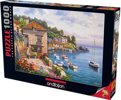 Vista 8 de Anatolian Puzzle - Ciclismo en Toscana, Rompecabezas de 1000 piezas, #1068