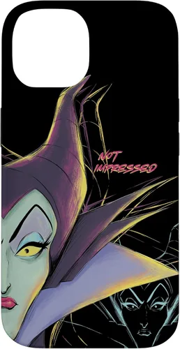 Vista 4 de iPhone 16 Disney Villains Maléfica No Impressed Funda de Halloween