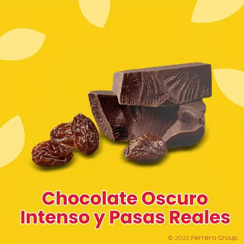 Vista 4 de Pasas cubiertas de chocolate oscuro, bolsa de 8 onzas, caramelo Ferrero a granel