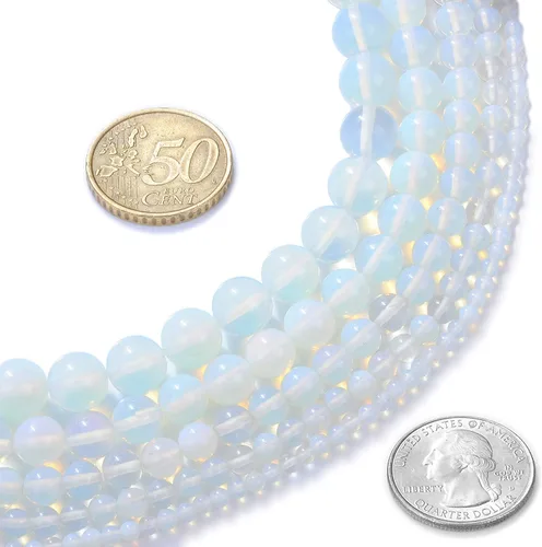 Vista 9 de 6mm Nature Stone Beads Amazonite Gemstone Beads Loose Beads for DIY Jewelry Making Approxi 15.5 inch 60pcs 1 Strand per Bag