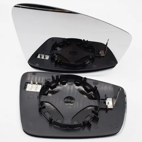 Vista 2 de AUTOXBERT Espejo lateral del pasajero calentado para Passat Jetta Beetle 2011 2012 2013 2014 2015 2016 2017 2018 con placa de respaldo