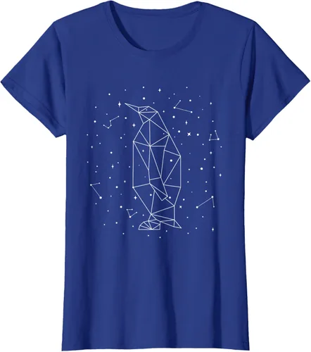 Vista 54 de Sternbild Penguin Constellation Emperor Sea Bird Penguin Camiseta Negro