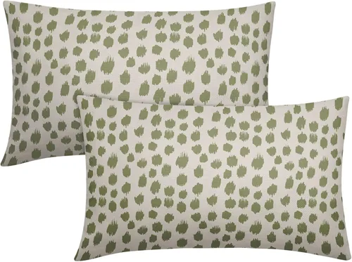 Vista 21 de Sweetshow Juego de 2 fundas de almohada de 16 x 16 pulgadas, diseño bohemio, con diseño de lunares, moderno y moderno, para exteriores, decorativas