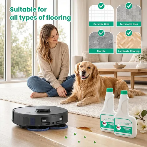 Vista 7 de Floor Cleaning Solution for eufy C28/C20/E25/E28/X10 Pro Omni Robot Vacuum