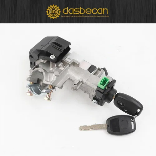 Vista 4 de Dasbecan Conjunto de cilindro de bloqueo del interruptor de encendido compatible con Honda Accord CRV FIT Odyssey Civic 2006-2011 06350-SAA-G30