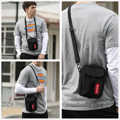 Vista 6 de Jinfield Bolso cruzado pequeño de nailon para mensajero bolso lateral casual bolso de hombro mini bolso de mano para niños y niñas