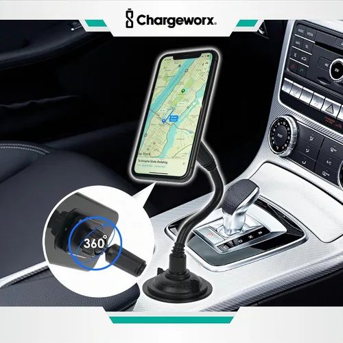 Vista 3 de Soporte magnético para teléfono de automóvil para iPhone MagSafe y Android