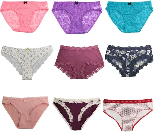 Vista 4 de HORIOL Sexy - Paquete de 10 bragas de encaje con espalda en T tanga tanga tanga tanga 10pcs