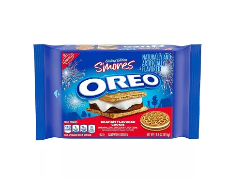 Vista 29 de OREO Galletas de sándwich de chocolate con crema sabor a chips de Java tamaño familiar, 17 onzas