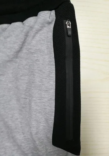 Vista 5 de FASKUNOIE - Pantalones deportivos cortos para hombre, pantalones capri casuales de algodón, pantalones cortos de 34 hasta por debajo de la rodilla