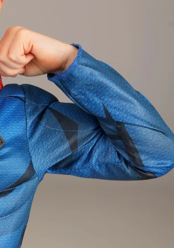 Vista 6 de Disfraz Deluxe de Superman para Niños Pequeños Multicolor