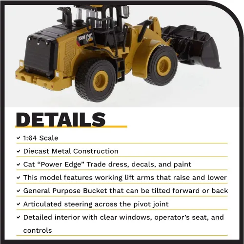 Vista 4 de 1:64 Cat 950M Pala Cargadora de ruedas - 85692 - Diecast Masters