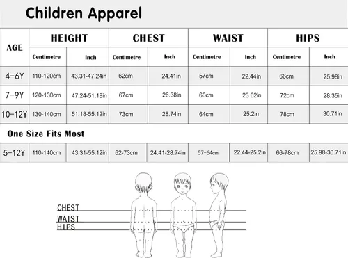 Vista 5 de Disfraces generales coloniales para niños y niñas para fiesta de cosplay