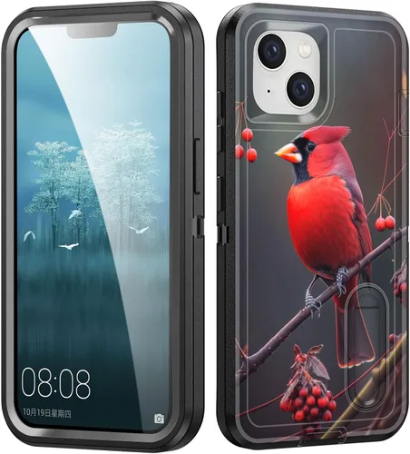 Vista 36 de Funda para iPhone Air con soporte integrado, a prueba de golpes, polvo y caídas, 3 capas, grado militar, funda protectora para iPhone Air de 6.5