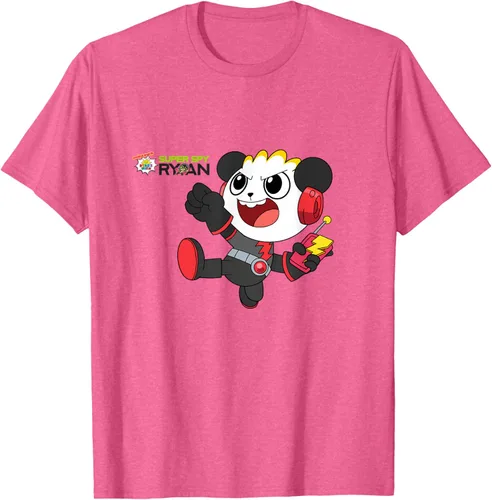 Vista 33 de Ryan's World Super Spy Combo Panda Camiseta, gris, S Asfalto