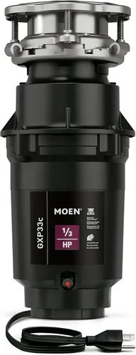 Vista 18 de Moen Prep Series PRO GXP50C - Triturador de basura compacto de alimentación continua para fregadero de cocina con cable de alimentación