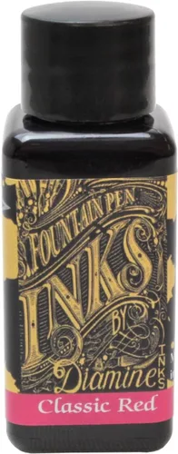 Vista 32 de Tinta embotellada para pluma estilográfica Diamine, 30 ml - Ámbar