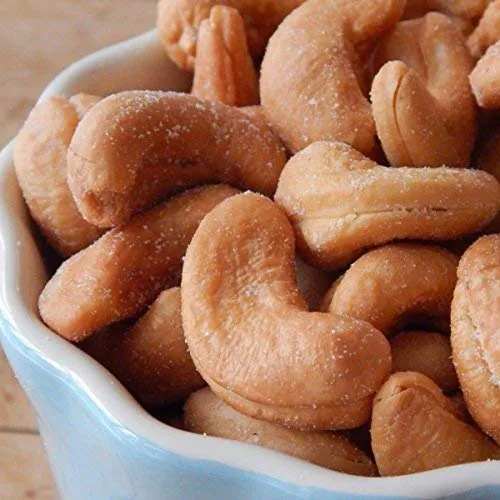 Vista 7 de Anacardos salados tostados secos con sal marina (2 libras) – Tostados a la perfección en pequeños lotes para mayor frescura – Anacardos de calidad
