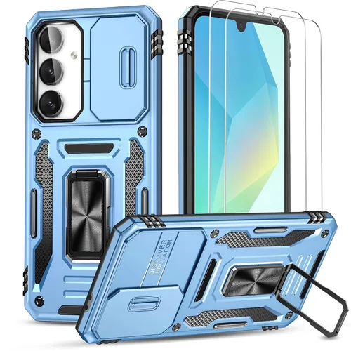 Vista 27 de Funda para teléfono Samsung Galaxy A15 5G, [protección contra caídas de grado militar de 15 pies]