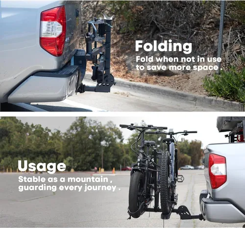 Vista 4 de CRAVOT CyberRack - Soporte para bicicletas eléctricas para 2 bicicletas, con capacidad de 90.7 kg, soporte robusto para bicicletas eléctricas