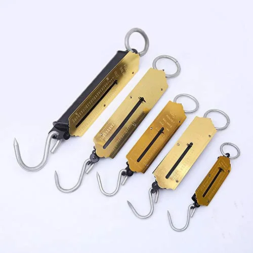 Vista 5 de XINTU Básculas de peces de resorte, báscula mecánica de bolsillo con lazo para colgar, para el hogar, cocina, equipaje, pesca (26.5 lbs)