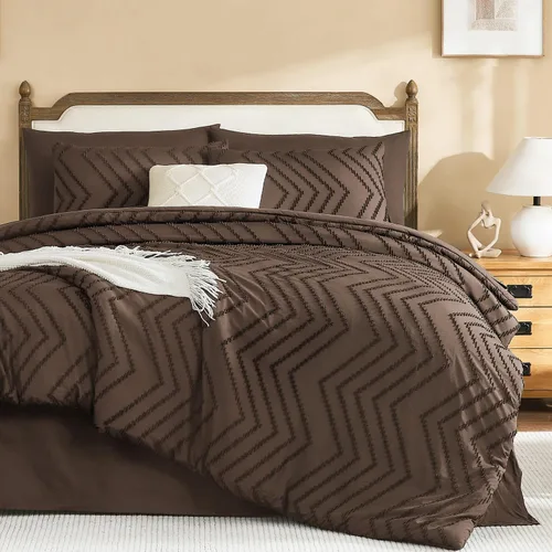 Vista 14 de Litanika Juego de edredón individual XL - 5 piezas Boho copetudo cama en una bolsa Azul Egeo