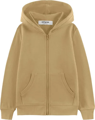 Vista 16 de Kid Nation Sudadera con capucha para niños o niñas de 4 a 12 años Negro