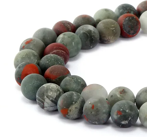 Vista 8 de Cuentas de la marca BRCbeads, redondas, sueltas y mate, a partir de gemas naturales, para hacer joyas, Azul Aventurine, 4mm
