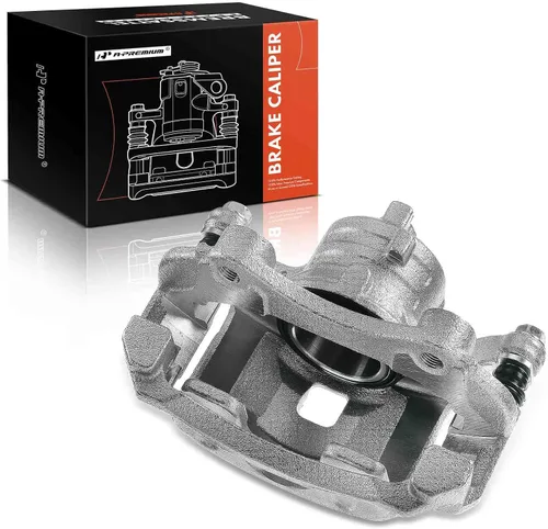 Vista 9 de A-Premium Conjunto de pinza de freno de disco con soporte compatible con modelos Nissan - Versa 2012-2019, Versa Note 2014-2019, marzo 2012-2015
