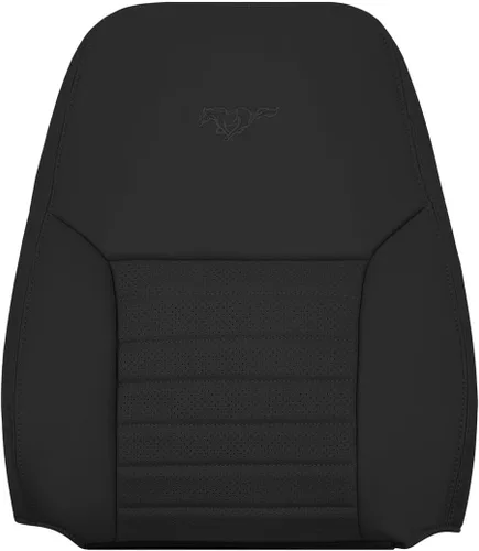 Vista 5 de Compatible con Ford Mustang GT V8 1999, 2000, 2001, 2002, 2003, 2004, funda de asiento convertible de piel sintética, se adapta tanto al conductor