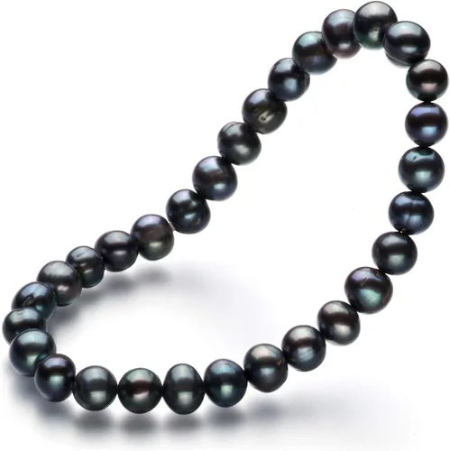 Vista 2 de Bliss - Pulsera de perlas cultivadas en agua dulce (0.236-0.276in), color negro
